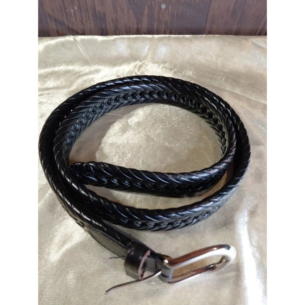 Genuine Leather Braided Belt